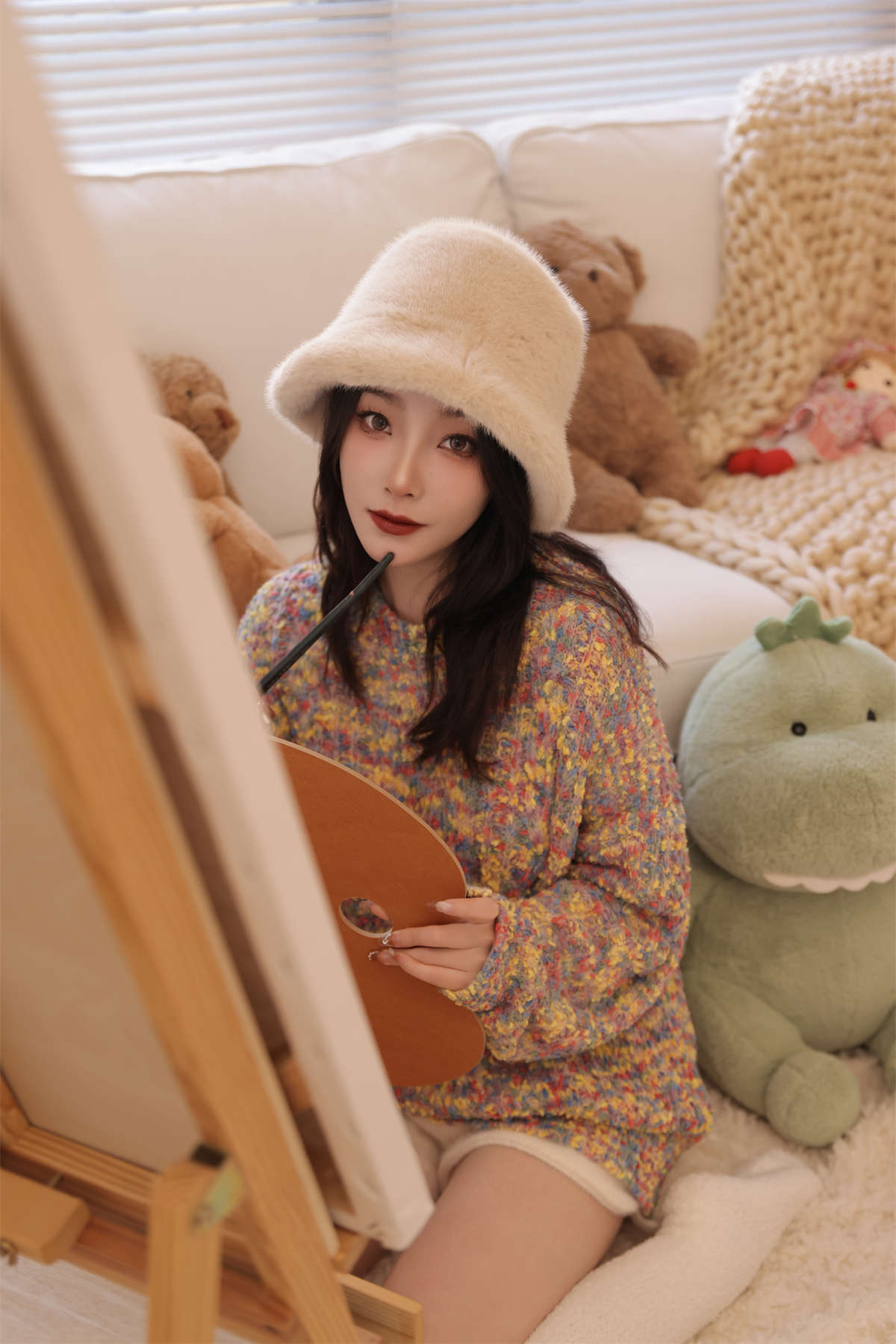 YITUYU艺图语 2024.03.17 居家少女 小轩在不在插图1