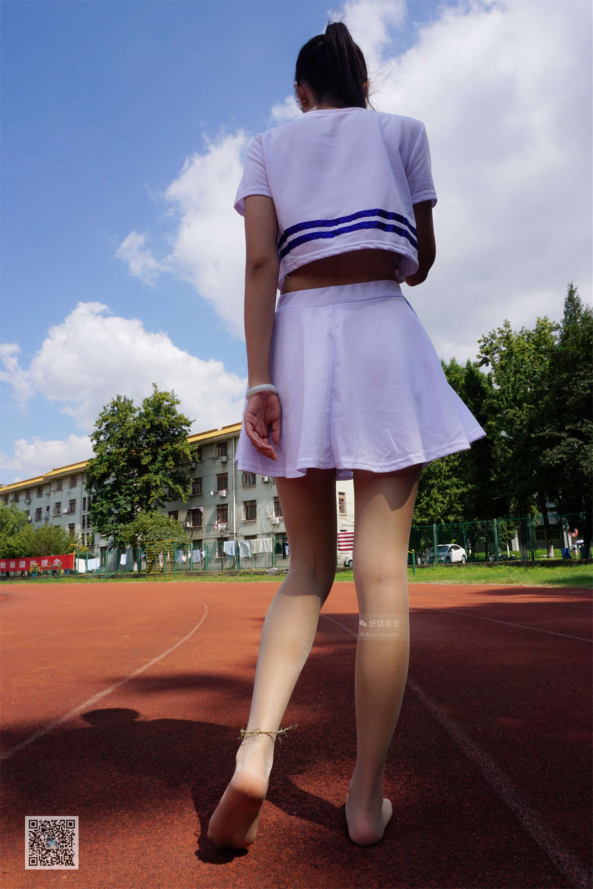 妖精视觉 NO.176 甜甜 娇柔肉丝软妹风-日更街拍