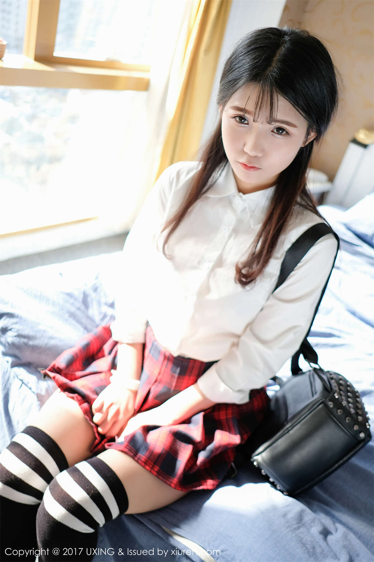 图片[2]-UXing优星馆 2017.03.21 VOL.046 可爱的小叶子-日更街拍