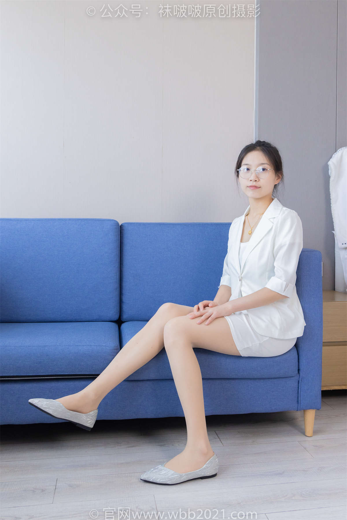 图片[2]-袜啵啵 No.340 芝士-平底鞋、肉丝（脚尖加固款）花絮版-日更街拍