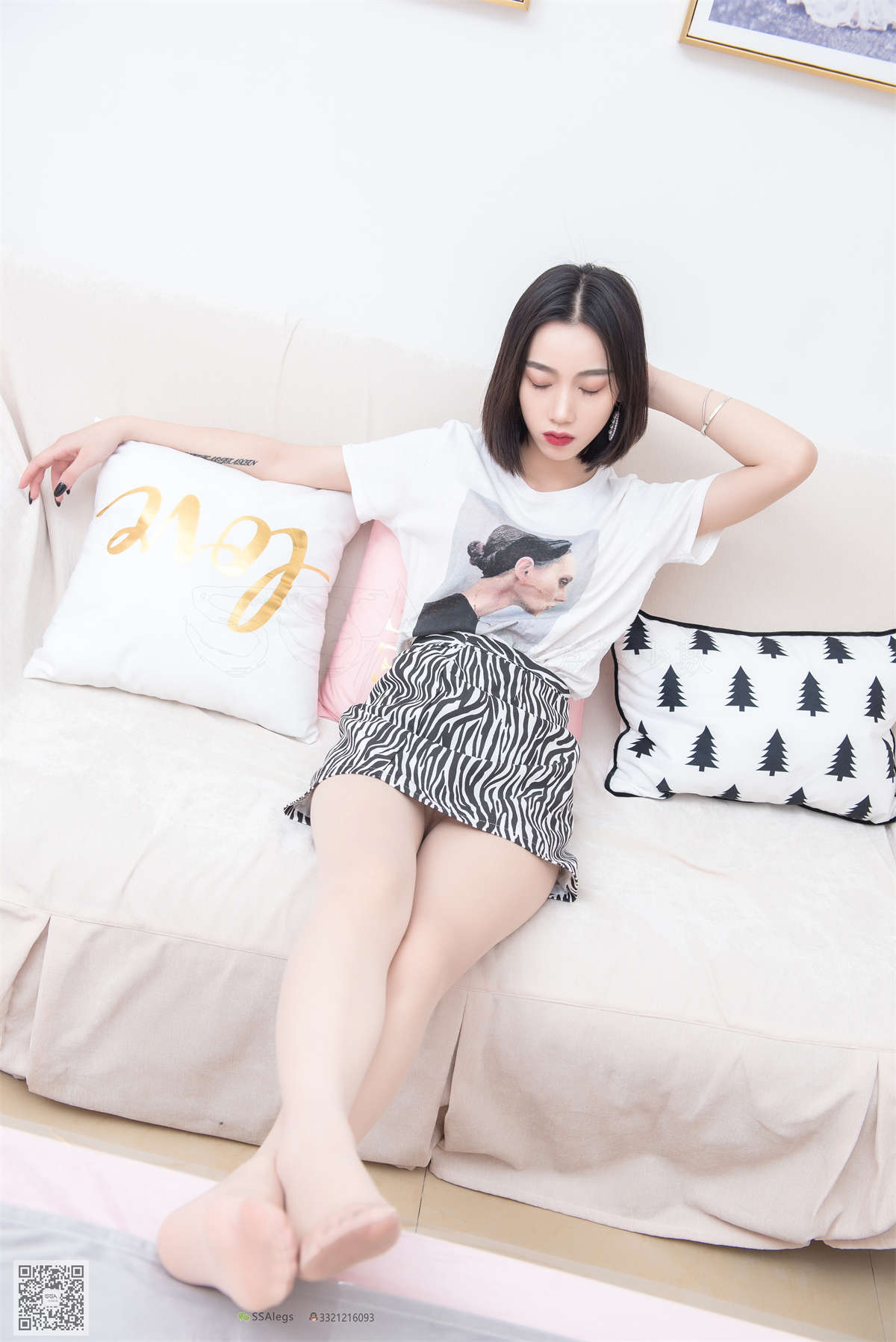 图片[2]-SSA丝社 NO.029 大大 邻家小妹大大试穿日本美肌丝袜-日更街拍