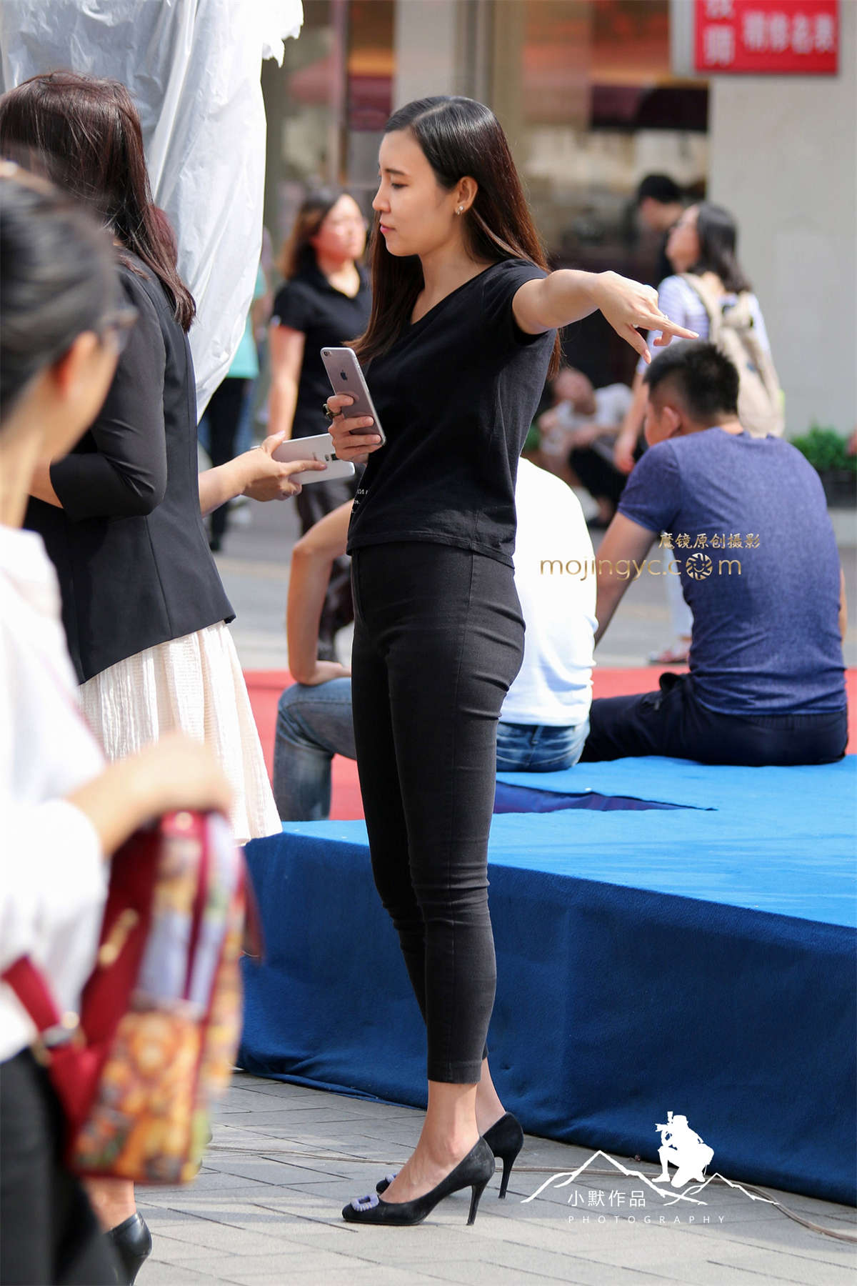 图片[2]-第692篇★高挑，紧身黑裤★-17P-日更街拍