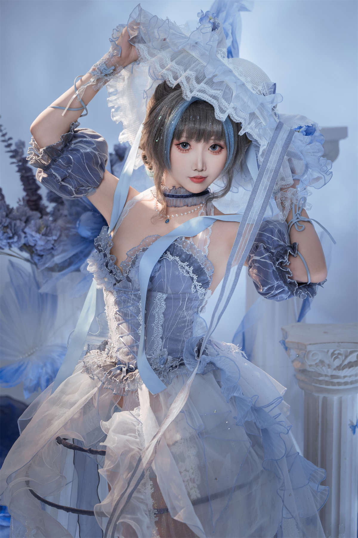 图片[2]-面饼仙儿 NO.147 碧蓝航线 柴郡礼服-日更街拍