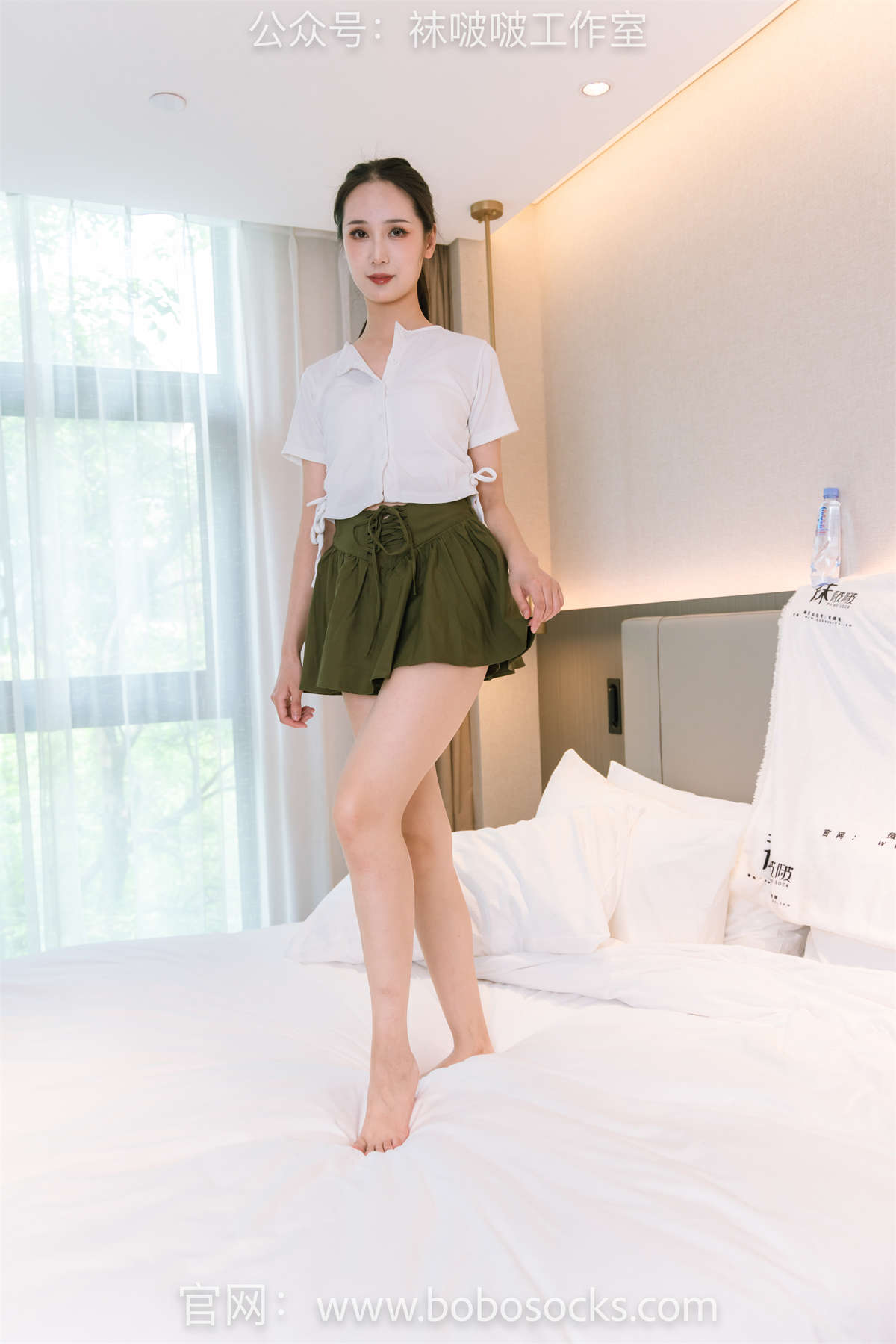 袜啵啵 No.095 小安-板鞋、小腿丝袜（脚尖加固款）花絮版插图1