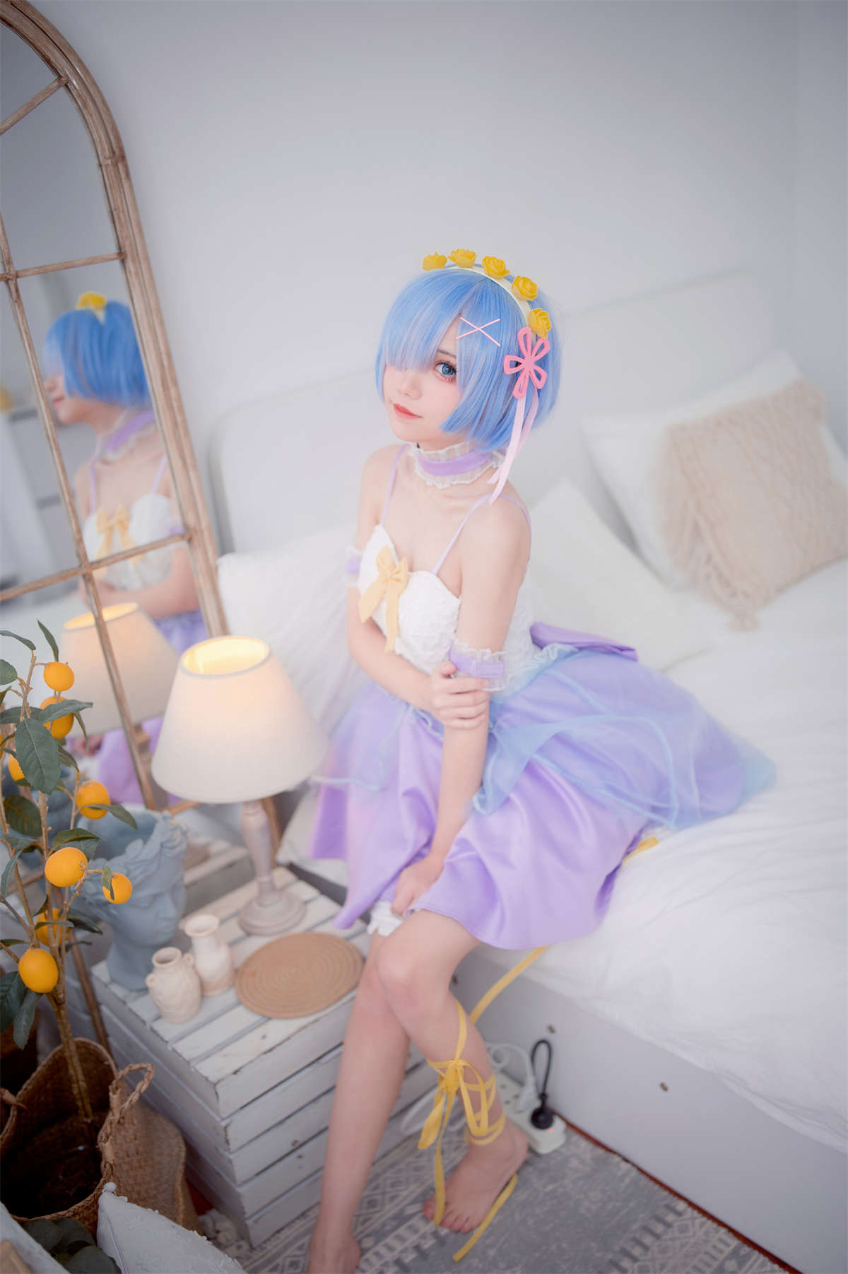 花柒Hana 天使蕾姆-日更街拍