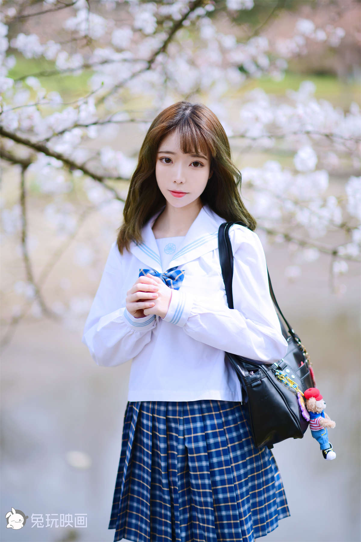 图片[2]-兔玩映画 VOL.005 樱花JK-日更街拍