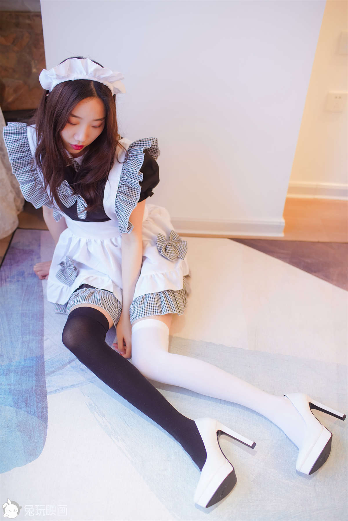 图片[2]-兔玩映画 C15.003 黑白女仆装-日更街拍