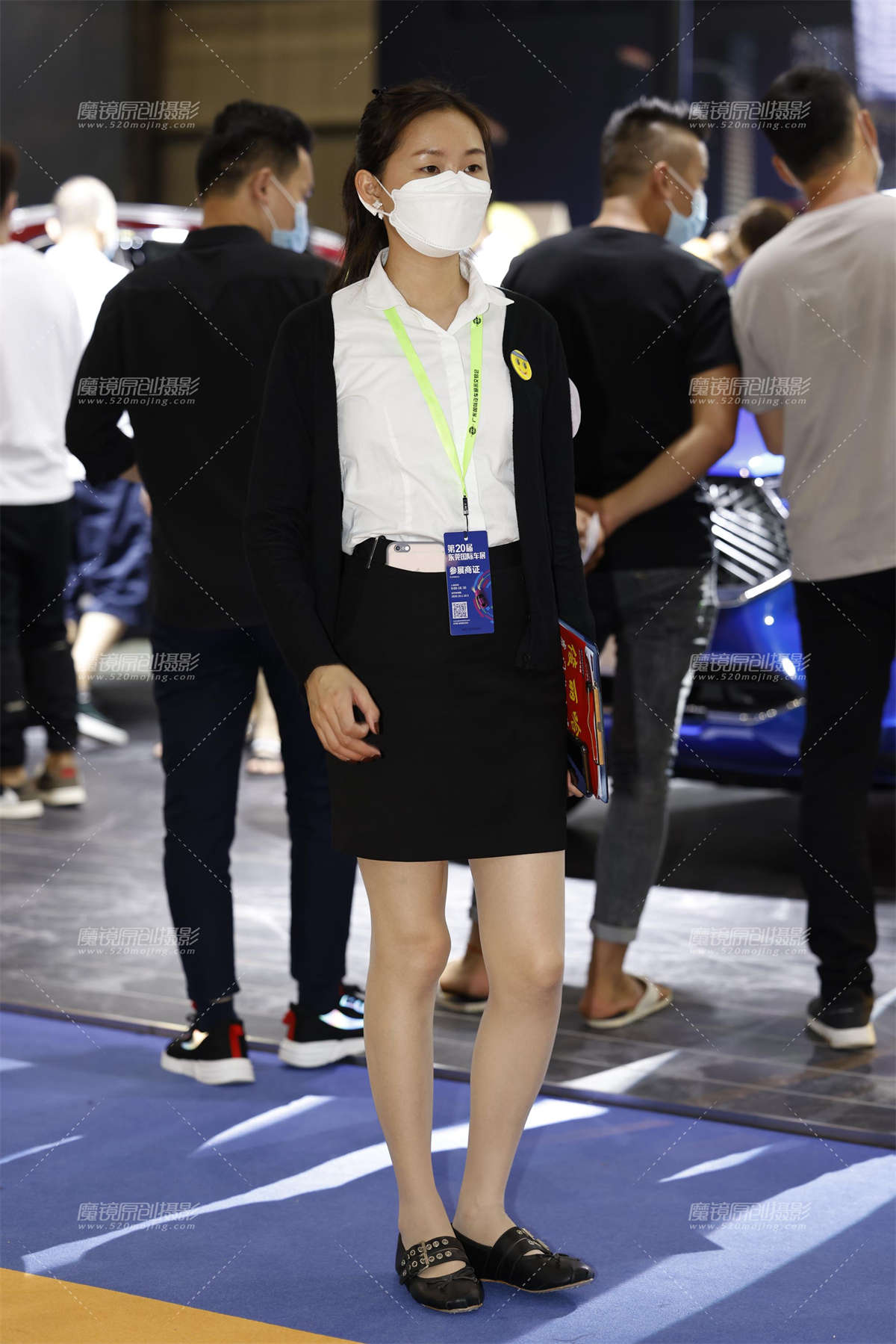 图片[2]-20201003黑裙肉丝哈弗销售-日更街拍