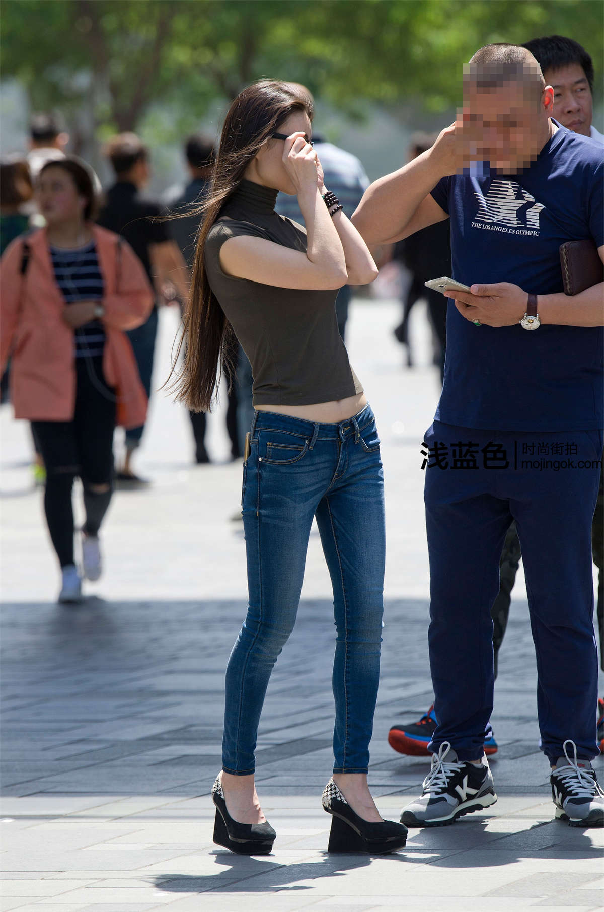 图片[2]-牛仔美女（25p）-日更街拍