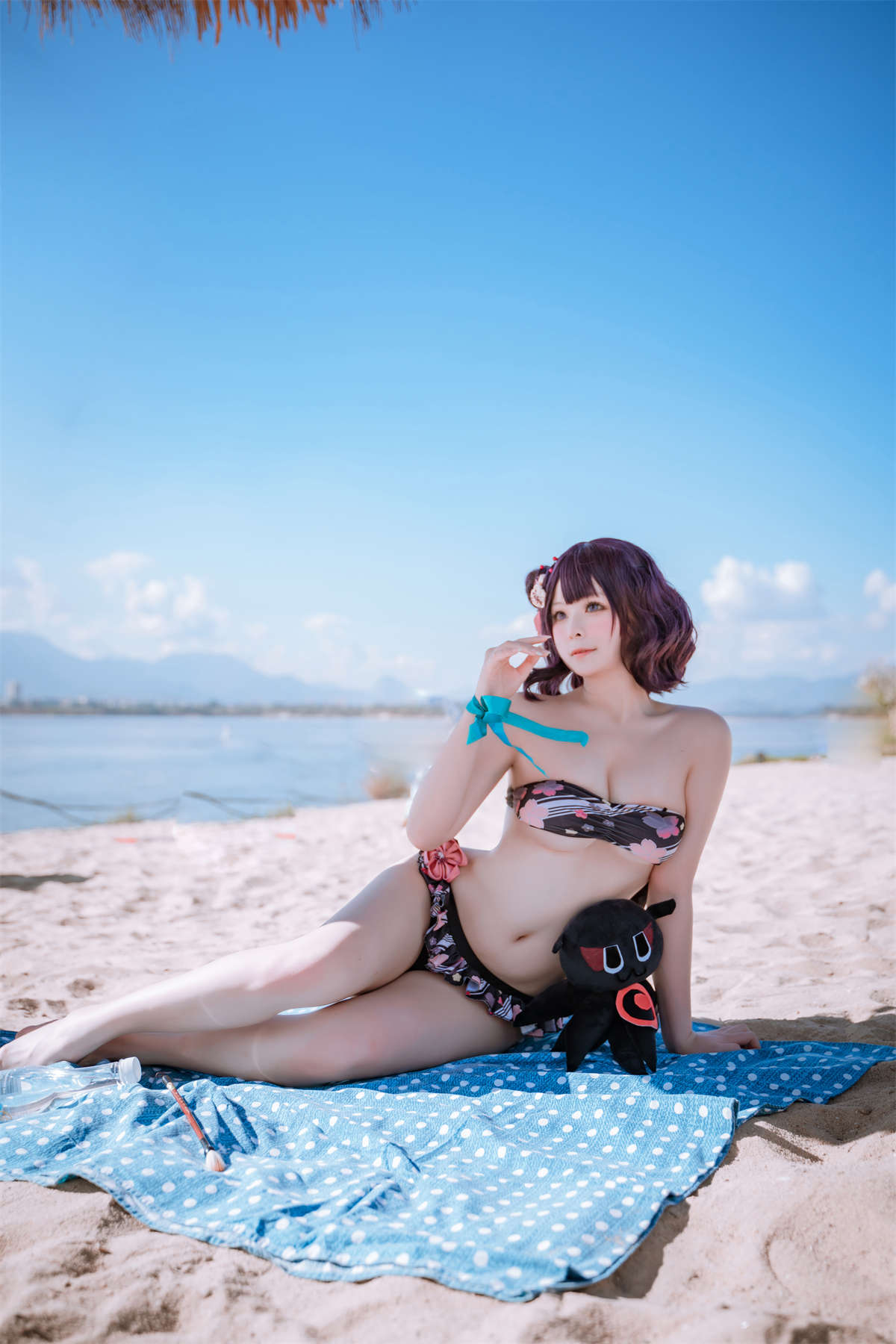 图片[2]-w百合欧皇子w 沙滩-日更街拍