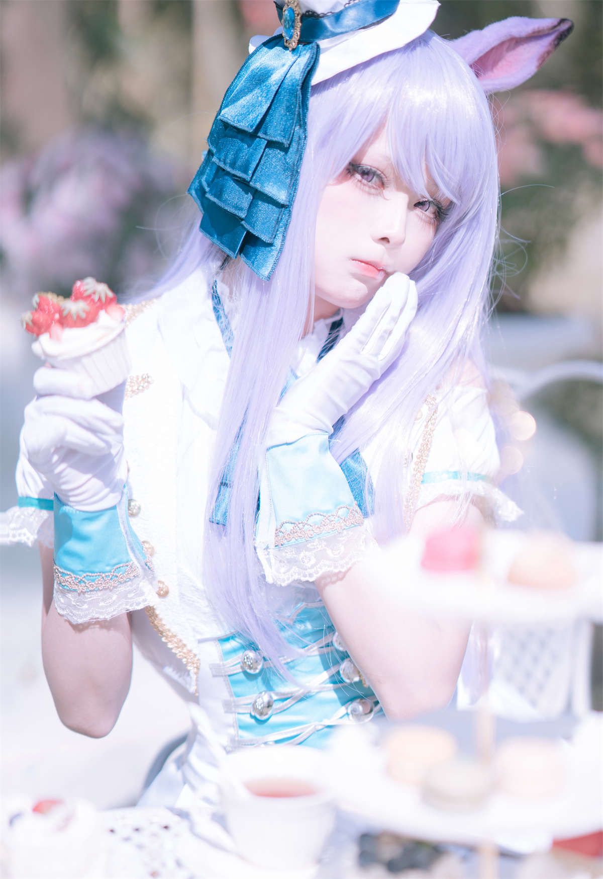 w百合欧皇子w 目白麦昆决胜服-日更街拍