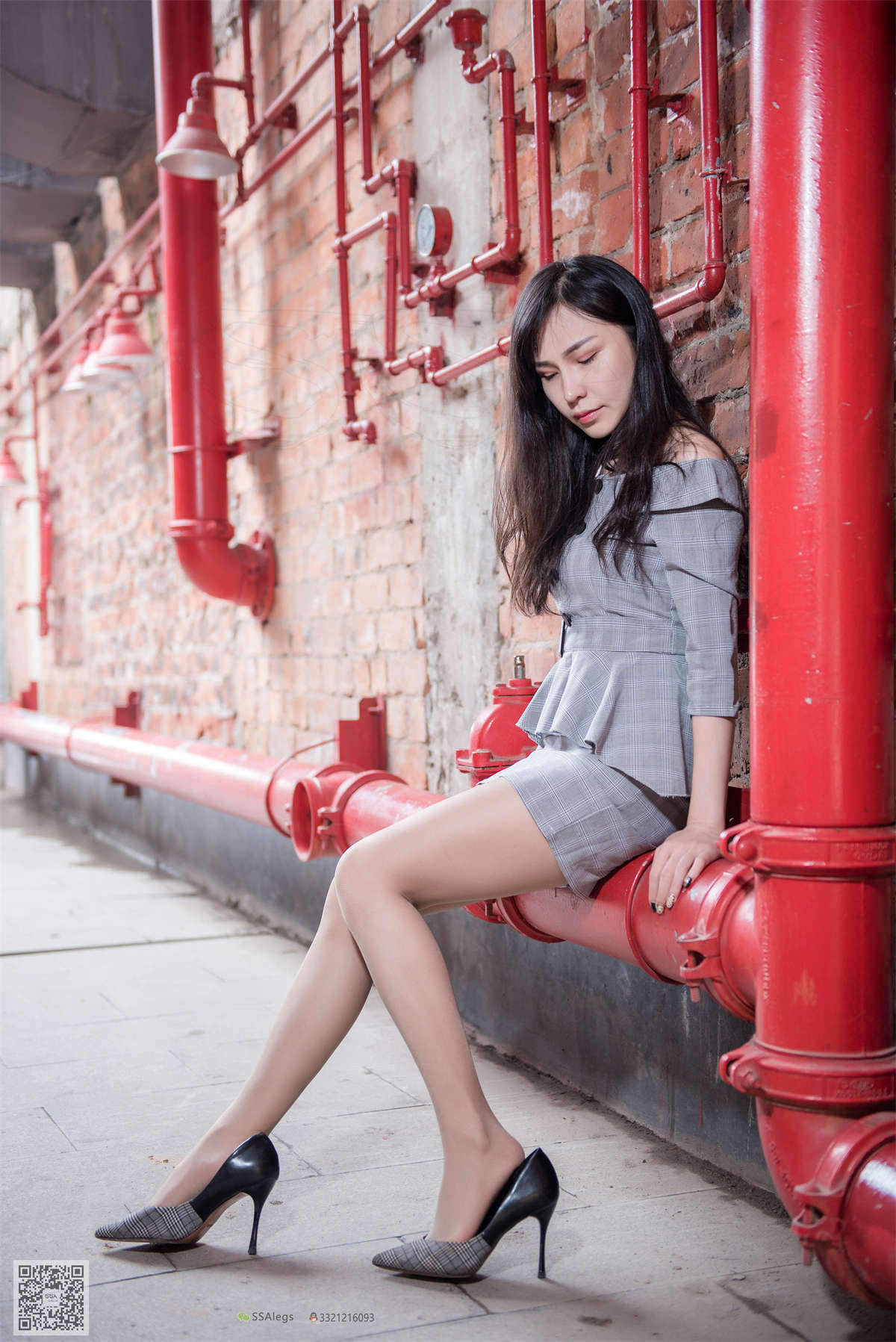 图片[2]-SSA丝社 NO.045 雪黎 文艺小清新街拍-日更街拍