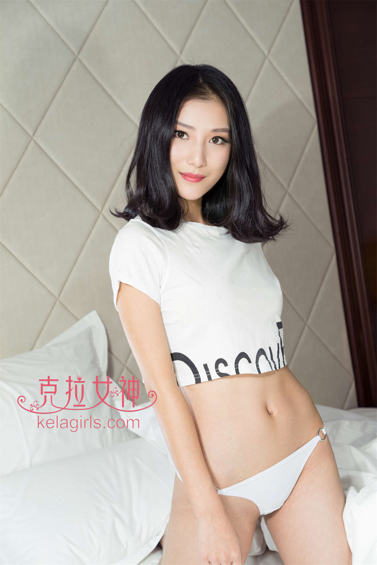 Kelagirls克拉女神 2017.04.04 沈梦 妖娆的白莲花-日更街拍