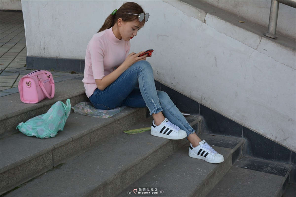 MZSOCK-2018 No.200 三叶草白色小船袜-日更街拍