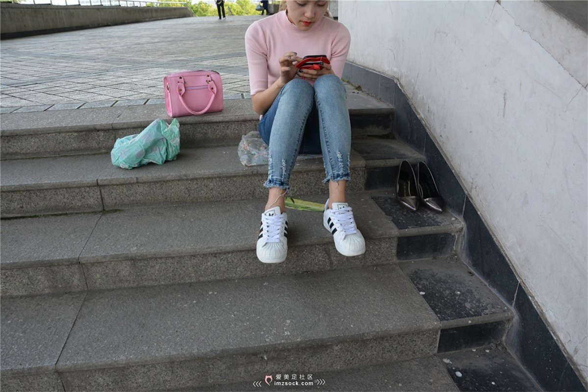 图片[2]-MZSOCK-2018 No.200 三叶草白色小船袜-日更街拍