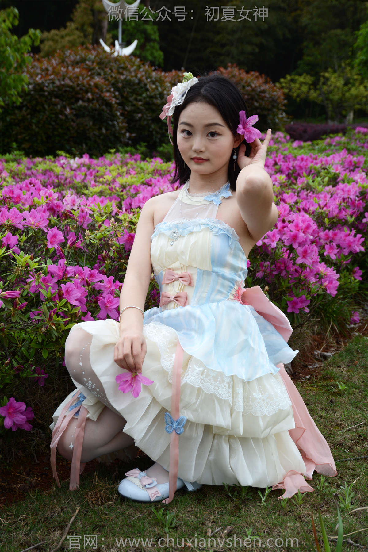 初夏女神 NO.204 双双 杜鹃仙子-日更街拍