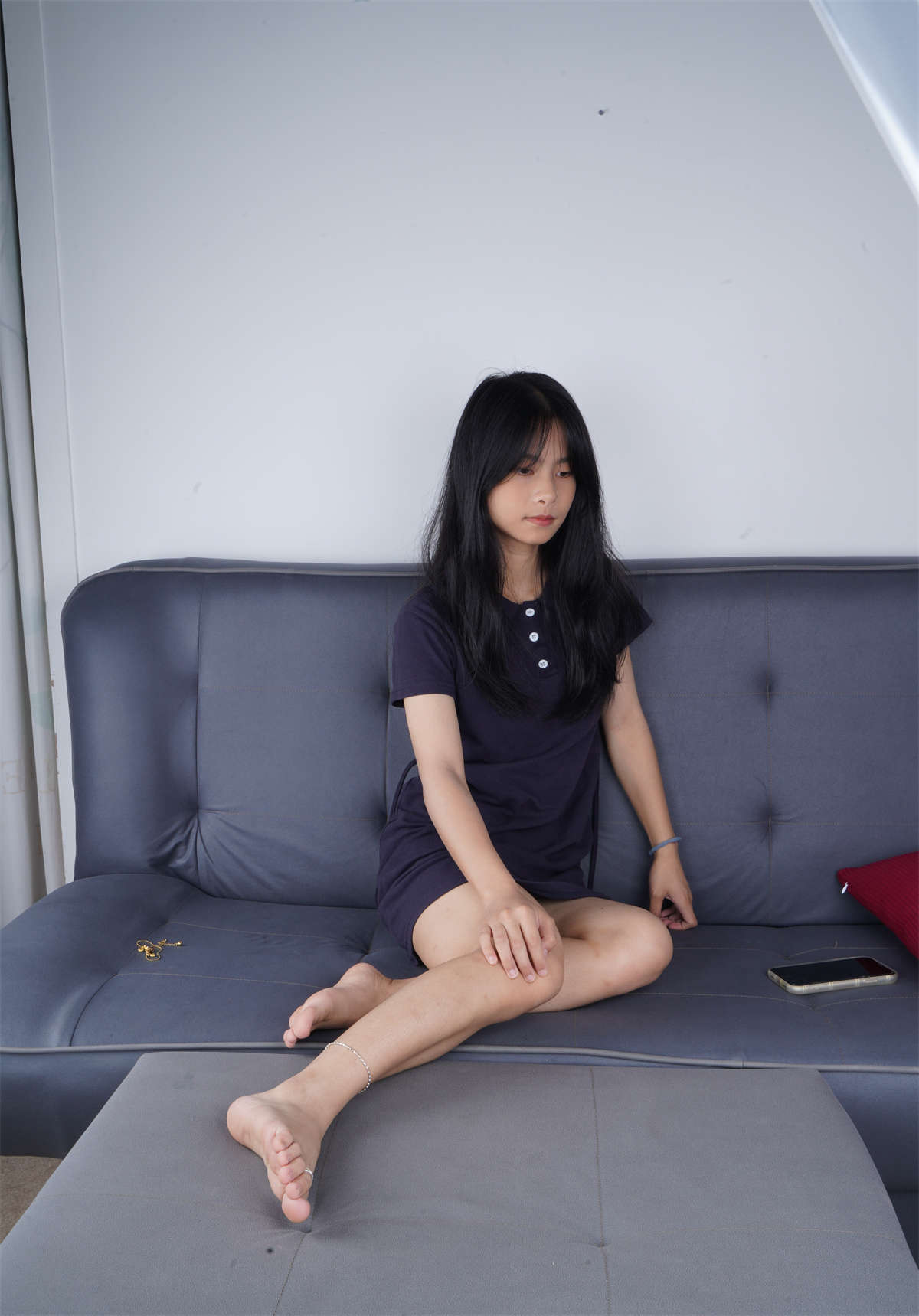 aapary摄影 No.166 新模淑尧美脚展示-日更街拍