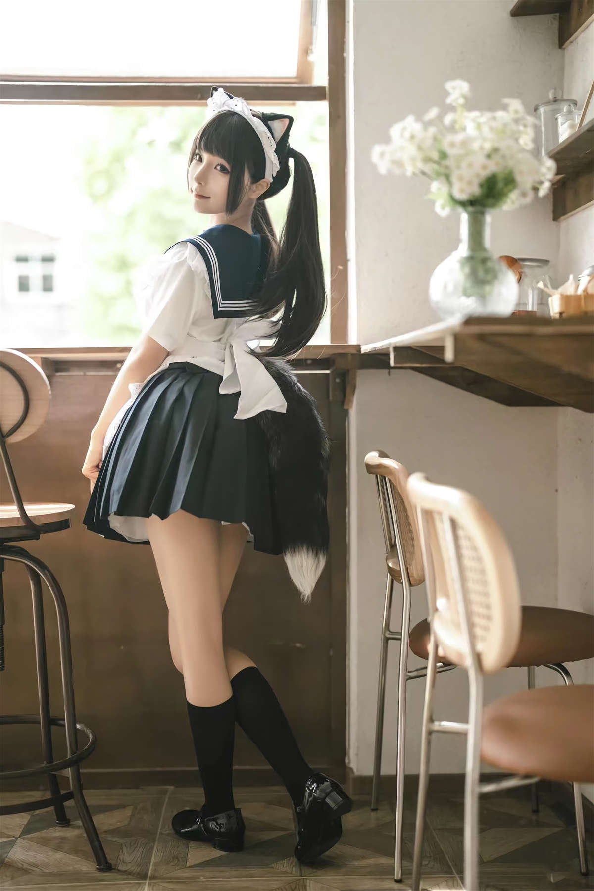 图片[2]-知名动漫博主-蠢沫沫 猫猫女仆-日更街拍