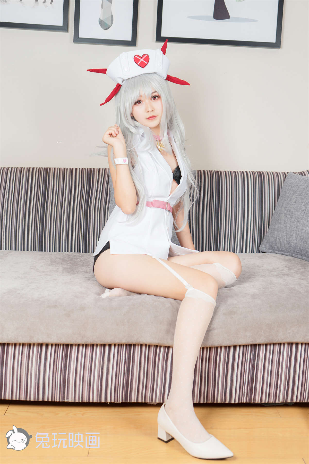 图片[2]-兔玩映画 VOL.017 恶魔护士-日更街拍