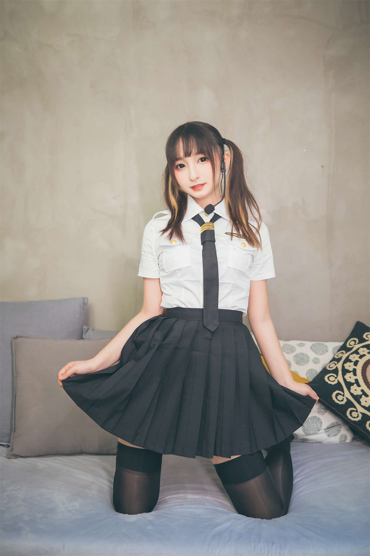 神楽板真冬 – お帰りなさい、指揮官-日更街拍