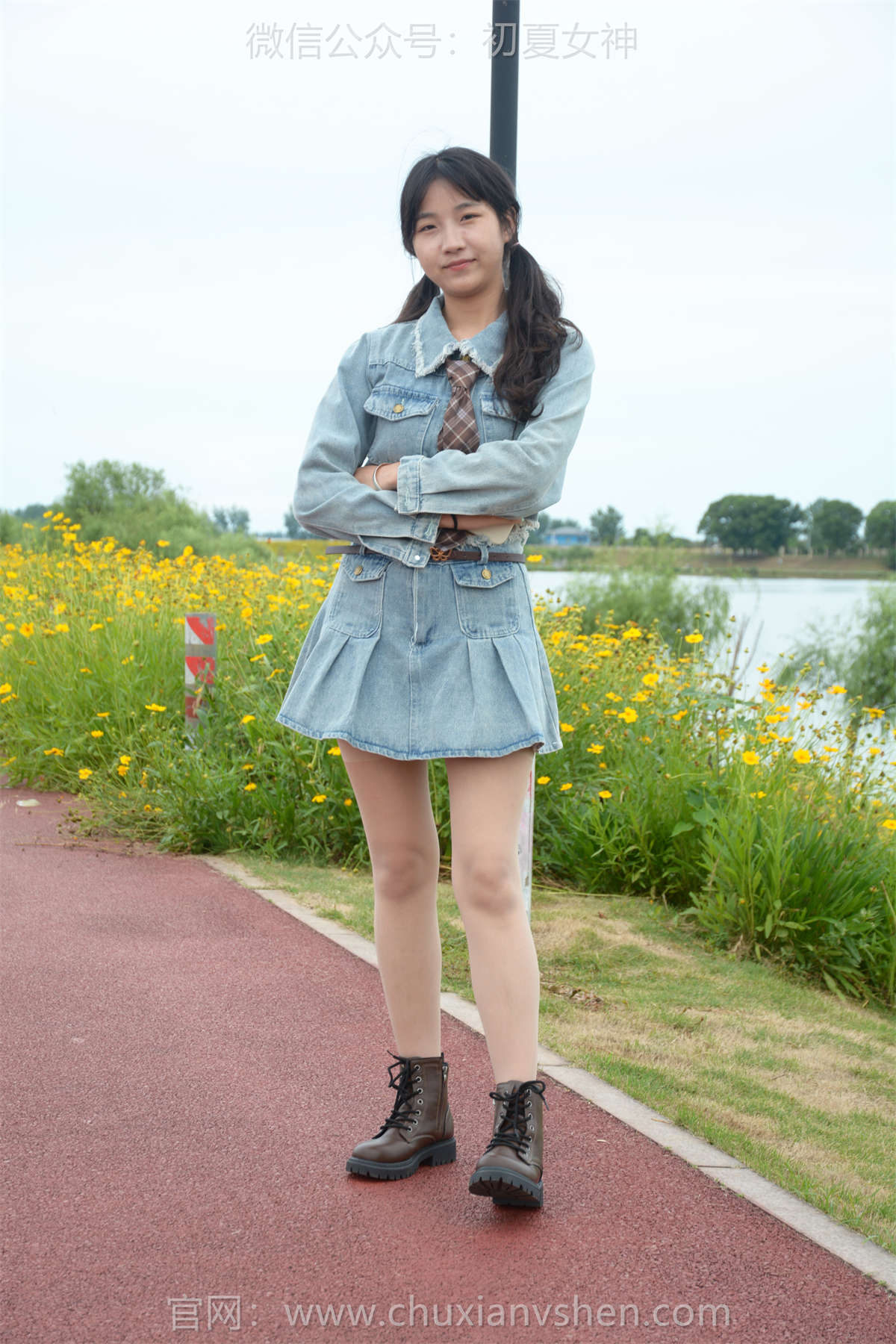 图片[2]-初夏女神 NO.219 点点 七月牛仔-日更街拍