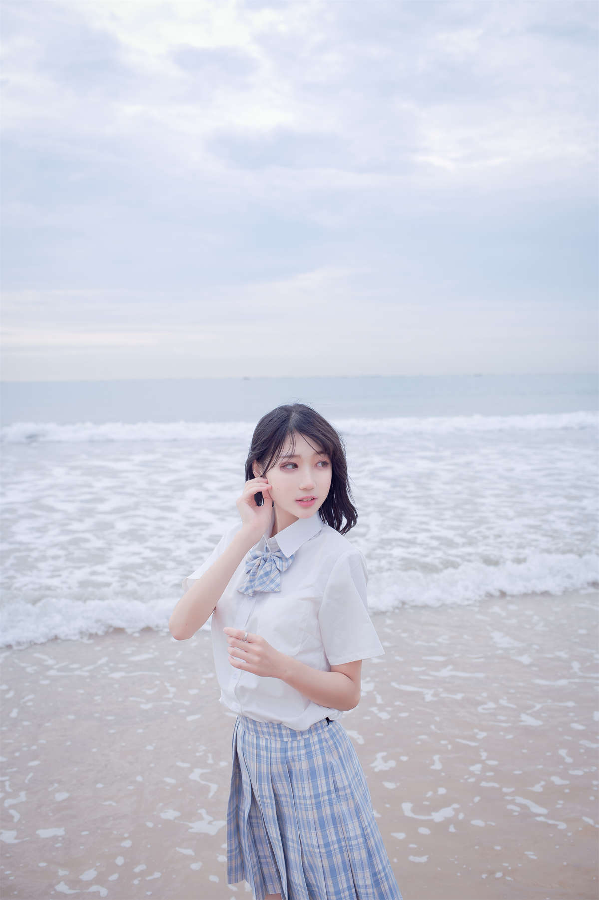 周叽是可爱兔兔No.20 海边jk-日更街拍