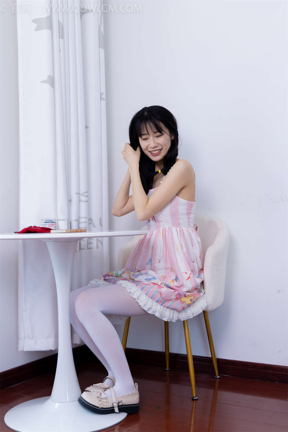 图片[2]-物恋传媒 NO.1634 菜菜-粉红少女-日更街拍