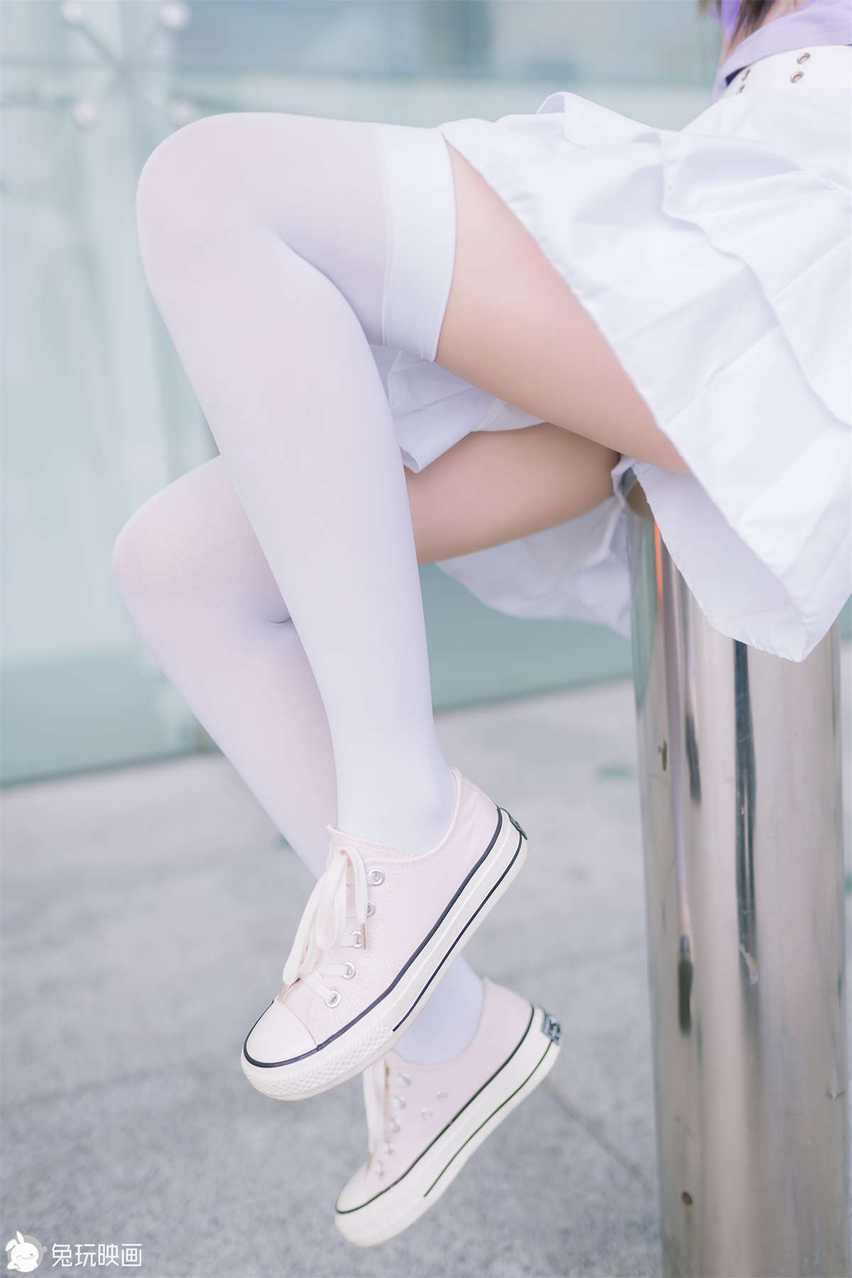 图片[2]-兔玩映画 C19.001 白裙白丝-日更街拍