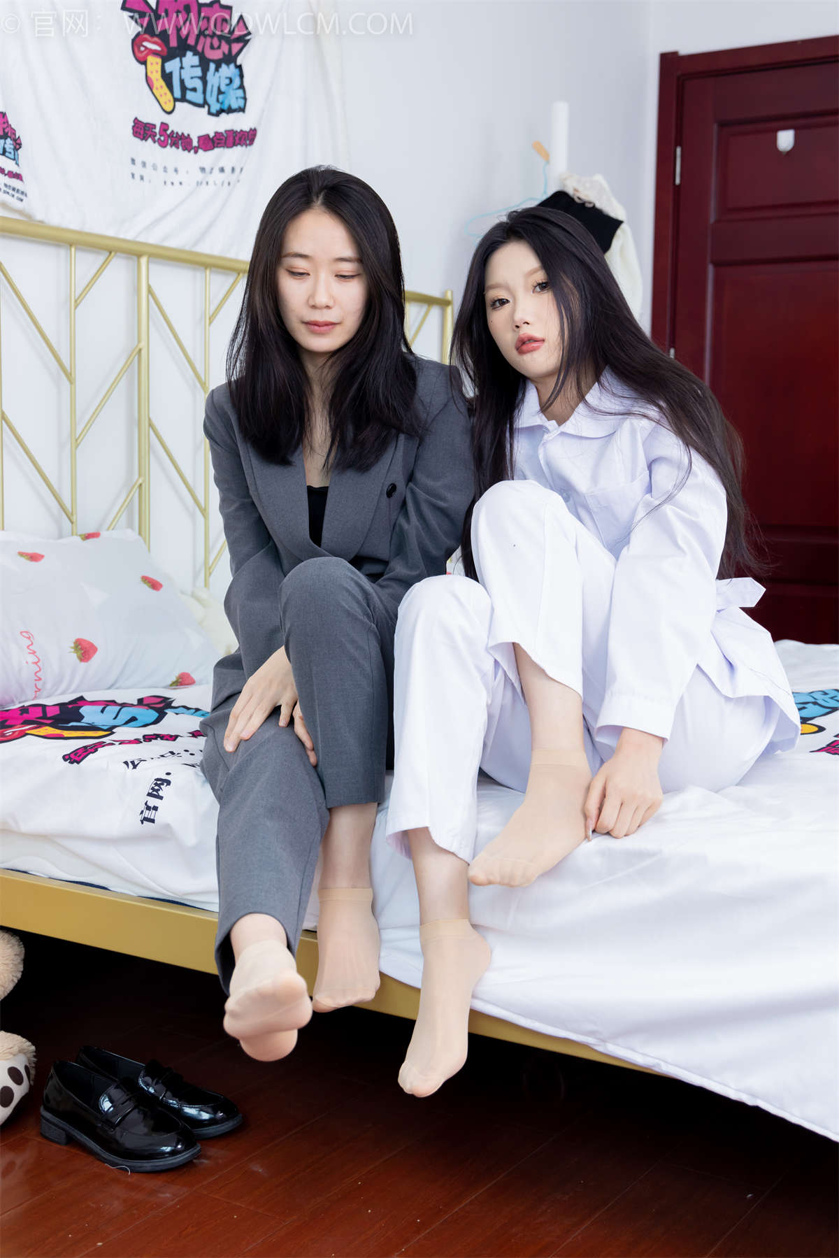 物恋传媒 NO.1650 小竹&菜菜-重生之美-日更街拍