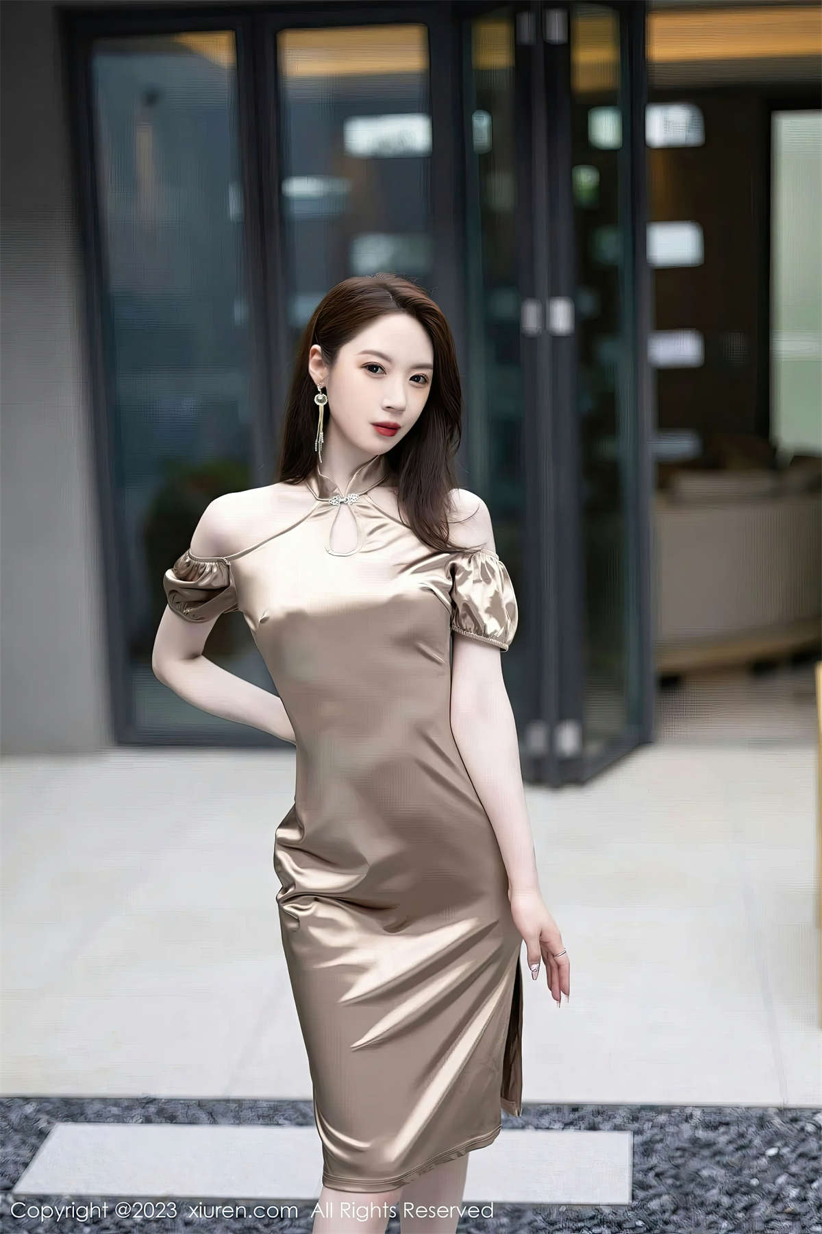 图片[2]-Xiuren秀人网 2023.06.29 No.6997 梦心玥-日更街拍