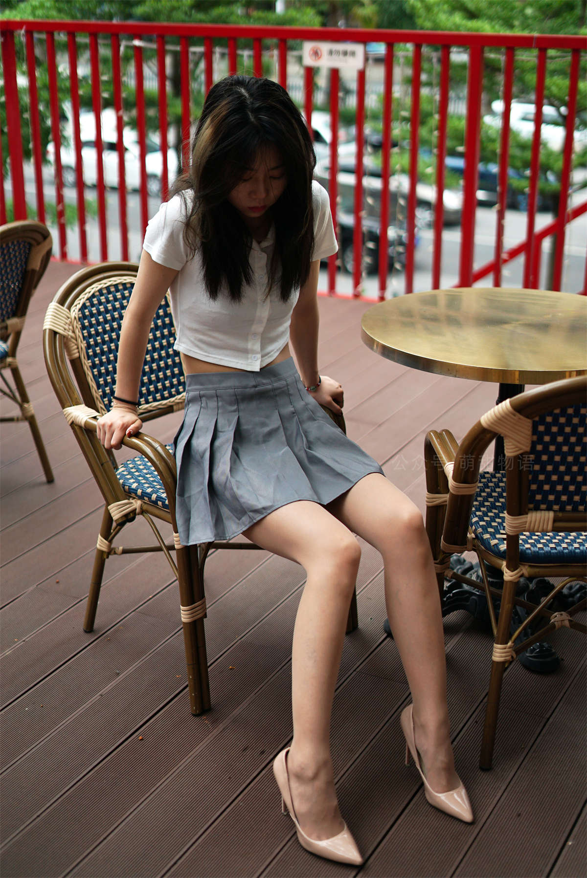 图片[2]-萌甜物语 No.174 危险的百褶裙-小艺-日更街拍