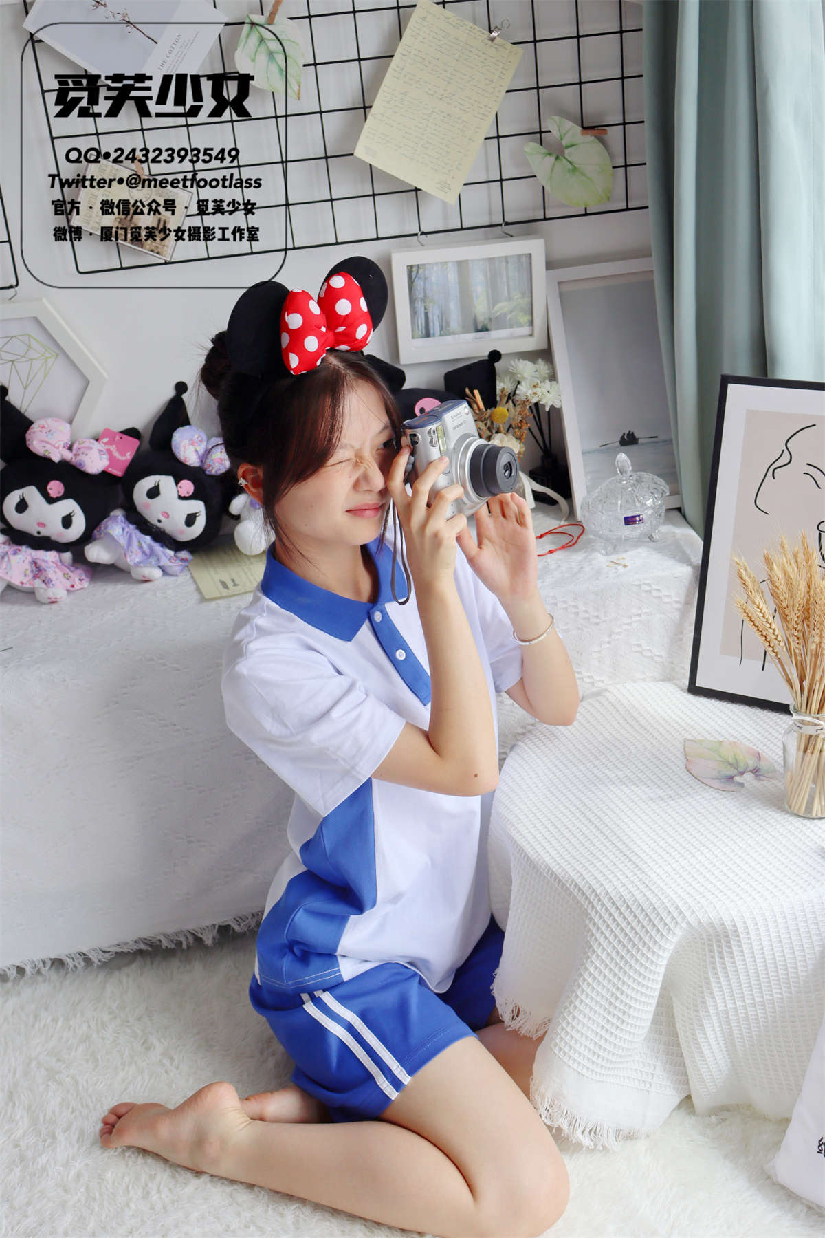 图片[2]-觅芙少女 NO.002 怀念17岁的校服与蝉鸣交织的夏天-日更街拍