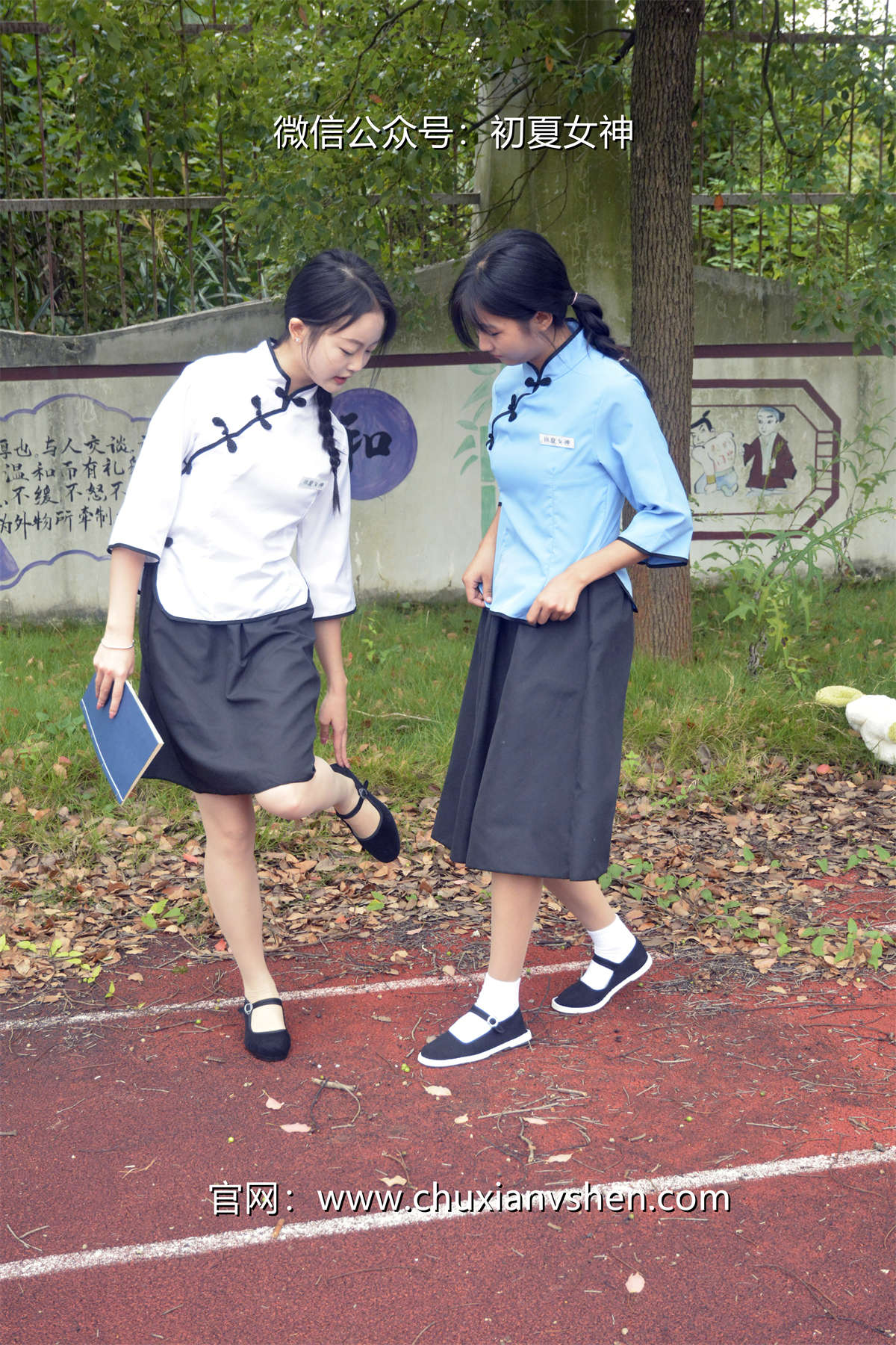 图片[2]-初夏女神 NO.094 点点&双双 民国姐妹2-日更街拍