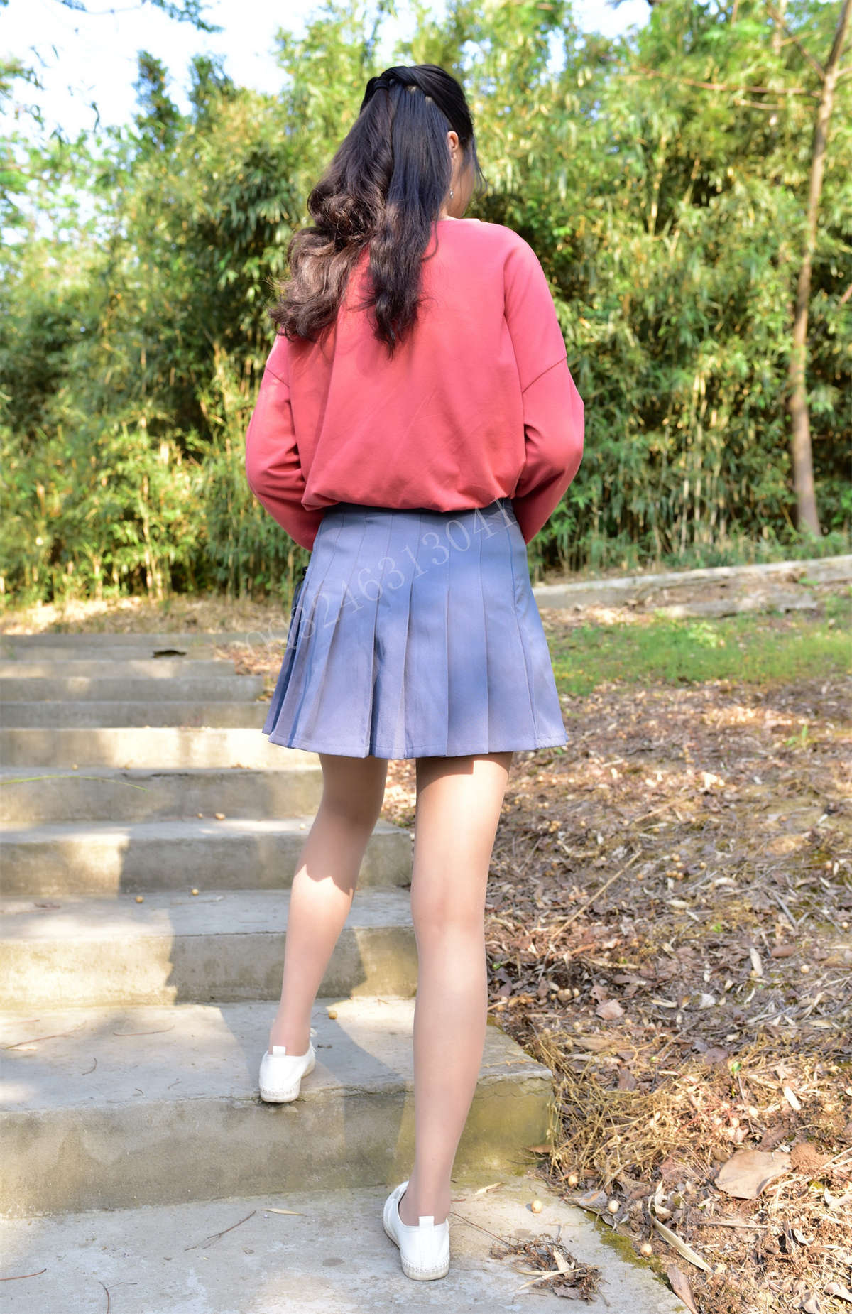 大生模拍 NO.035 晶晶 小清新肉丝-日更街拍