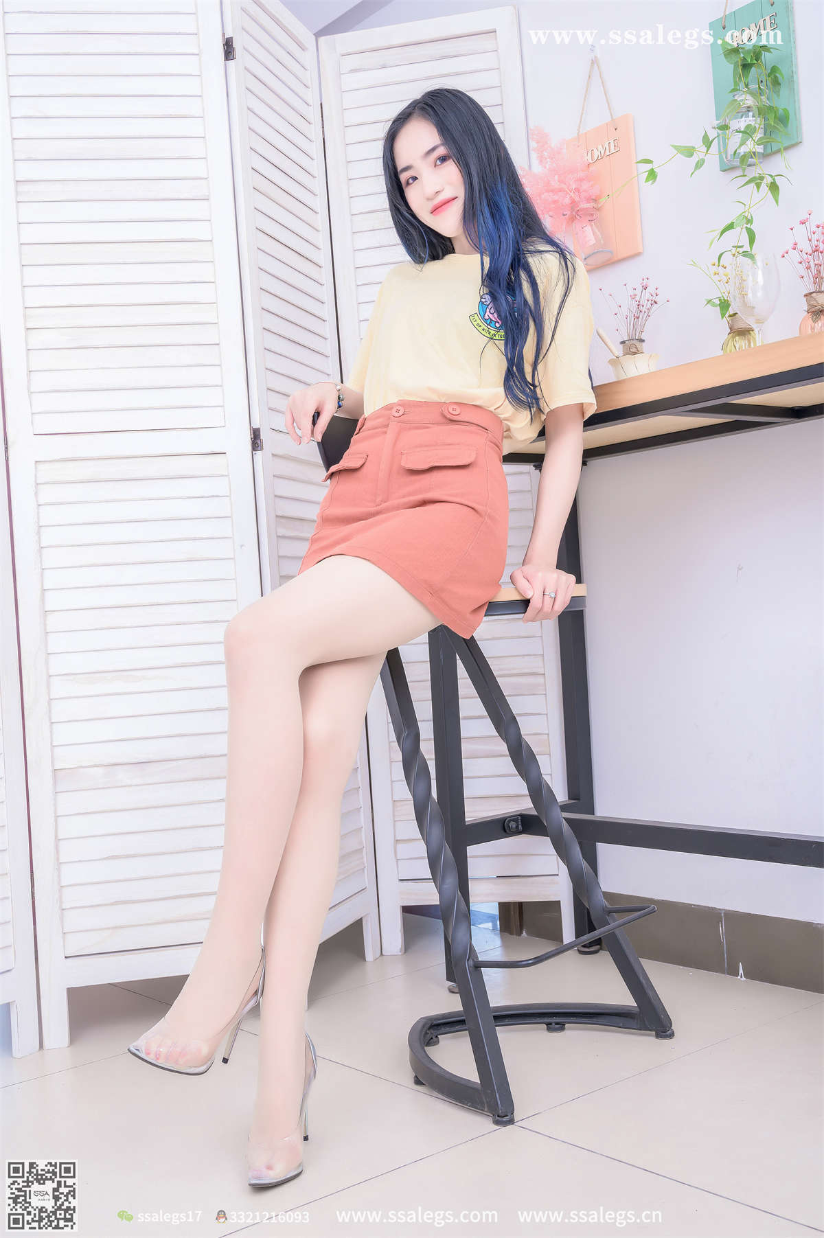 SSA丝社 NO.355 茵茵第一次见面请多多关照-日更街拍