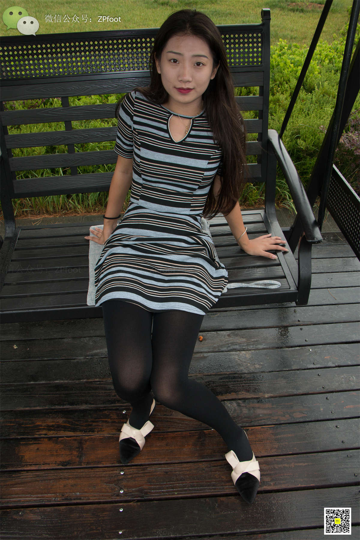 图片[2]-LSS山茶摄影 NO.013 芍药的厚黑丝-日更街拍