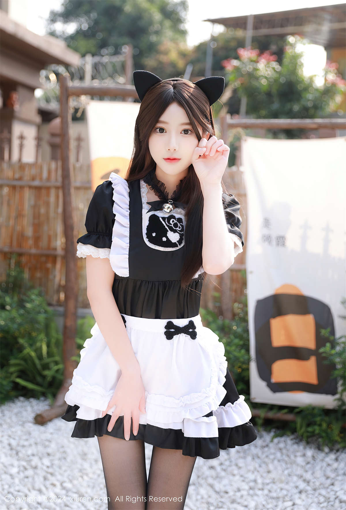 图片[2]-Xiuren秀人网 2024.04.07 NO.8351 桃妖夭-日更街拍