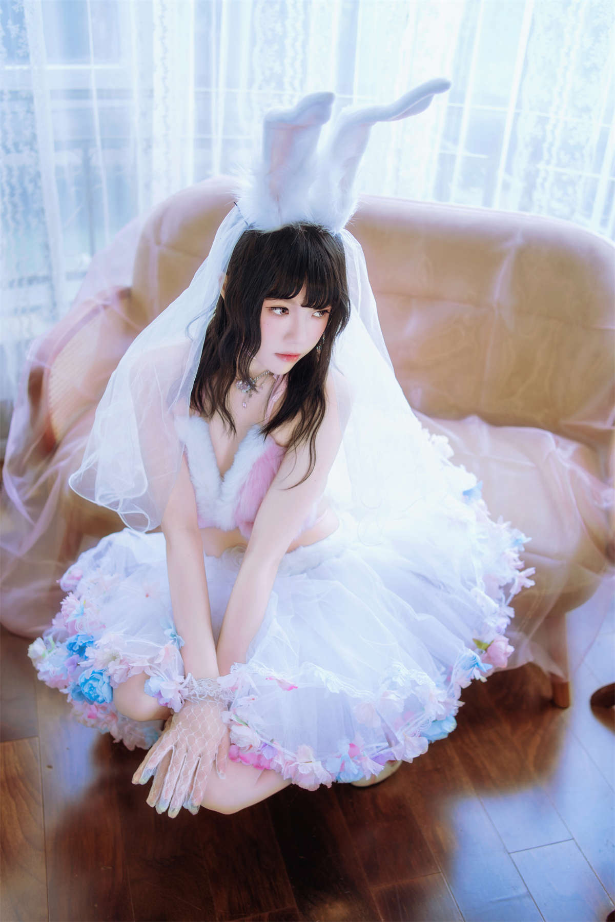 图片[2]-桜桃喵 – 花嫁兔-日更街拍