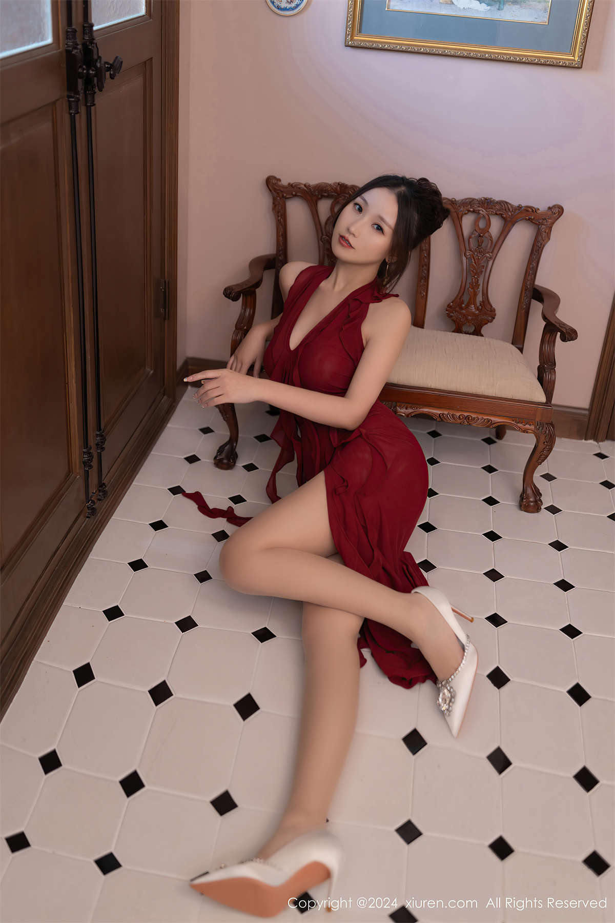 图片[2]-Xiuren秀人网 2024.10.16 NO.9297 杏子Yada-日更街拍