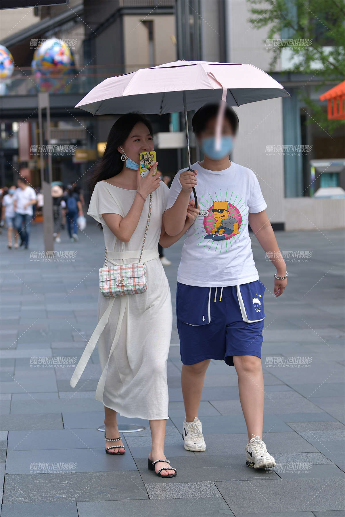 【视觉冲击赛贴】夏日白裙女友-日更街拍