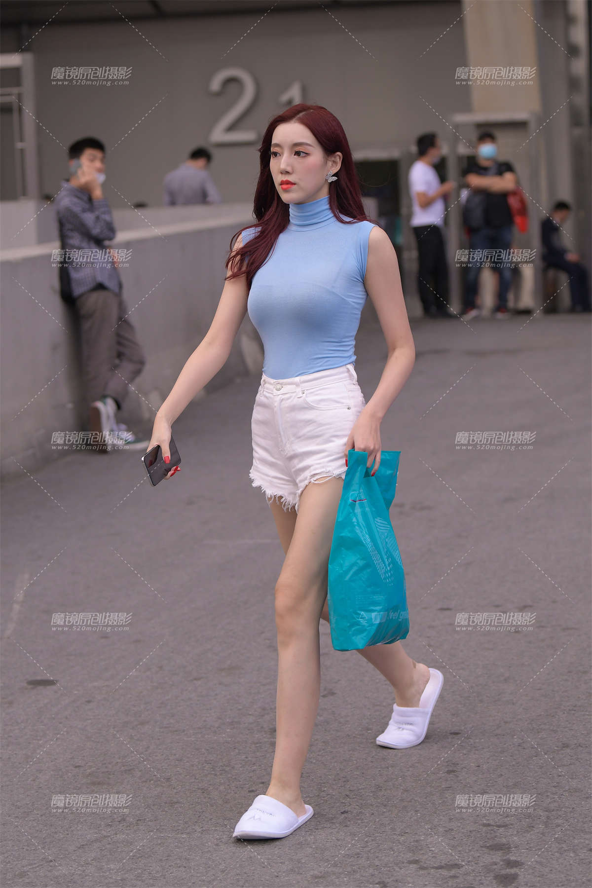 白热裤 Y Y 美女-日更街拍