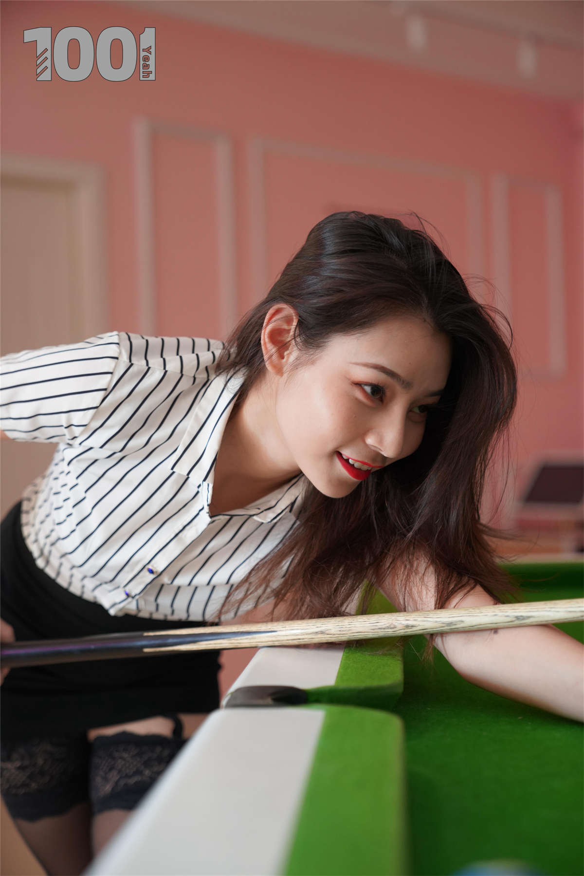 图片[2]-IESS异思趣向 一千零一夜086 真真 桌球女教练1-日更街拍