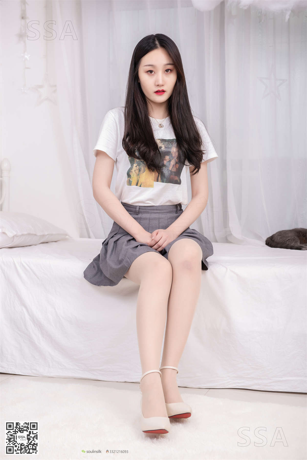 SSA丝社 NO.166 瑶瑶 休闲居家肉丝裸足写真-日更街拍