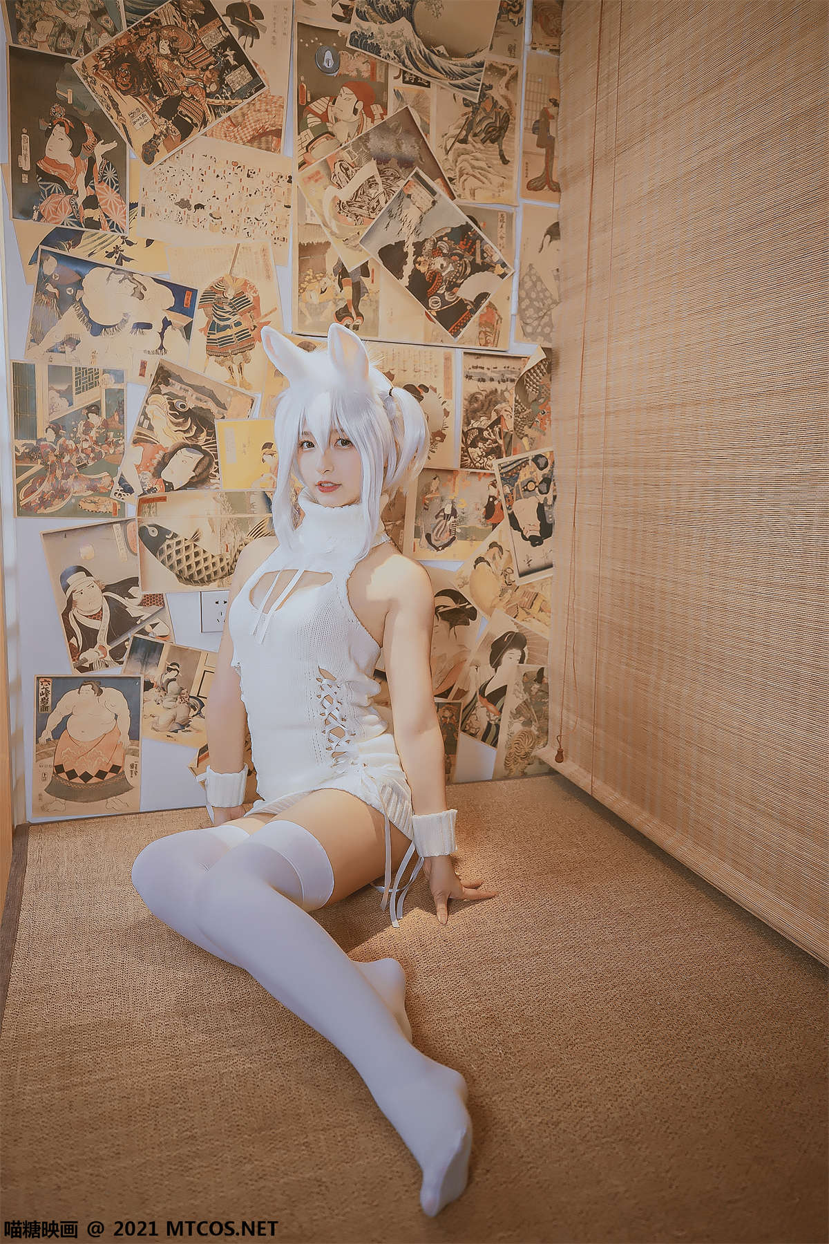 图片[2]-喵糖映画 VOL.346 兔耳娘-日更街拍