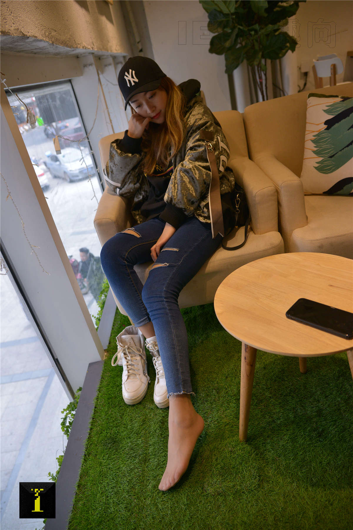 IESS异思趣向 普惠集136 小捷 小捷的双层袜-日更街拍