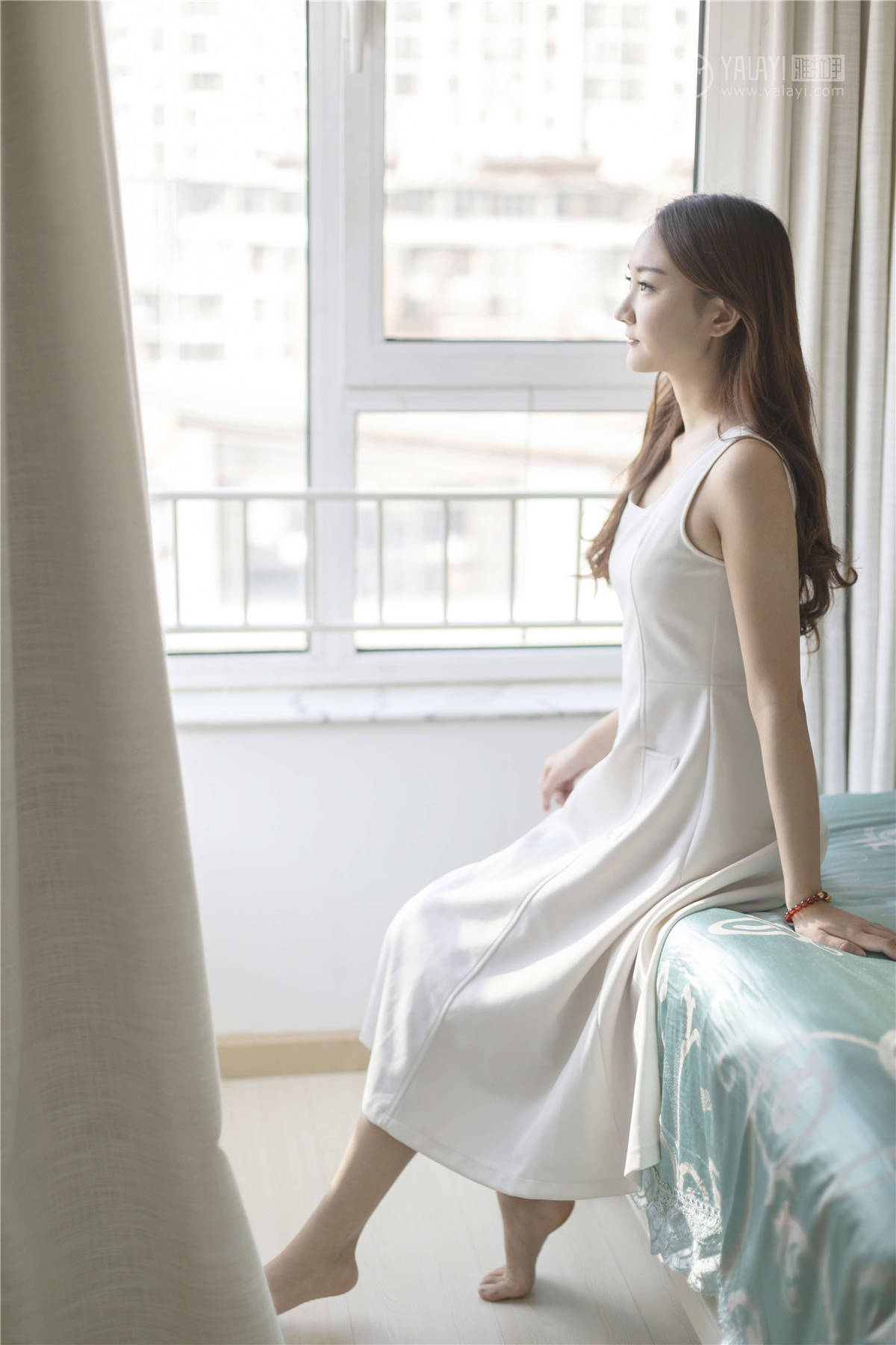 图片[2]-YALAYI雅拉伊 No.212 白色星期六 丁煊彤-日更街拍