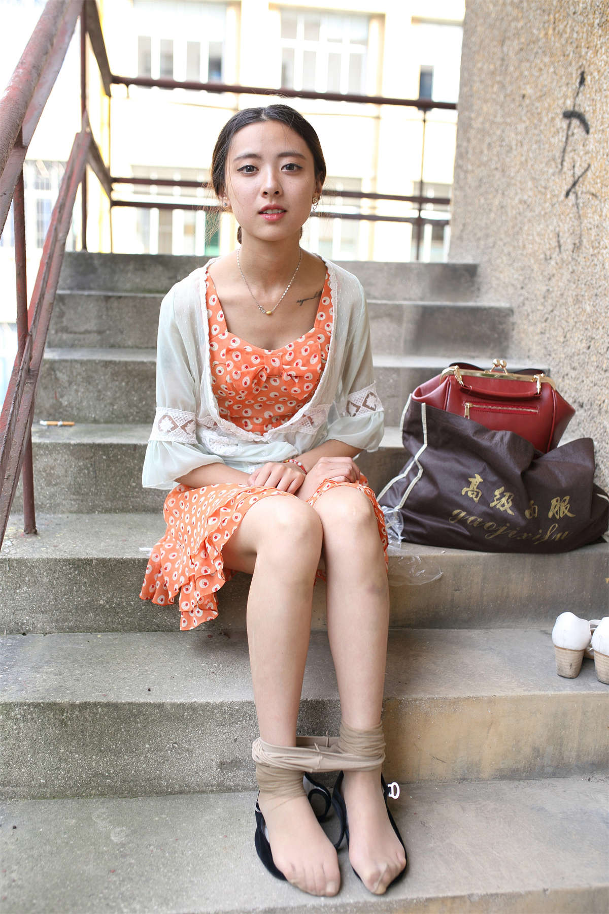 图片[2]-LSS山茶摄影 NO.021 舞蹈肉丝美人-日更街拍