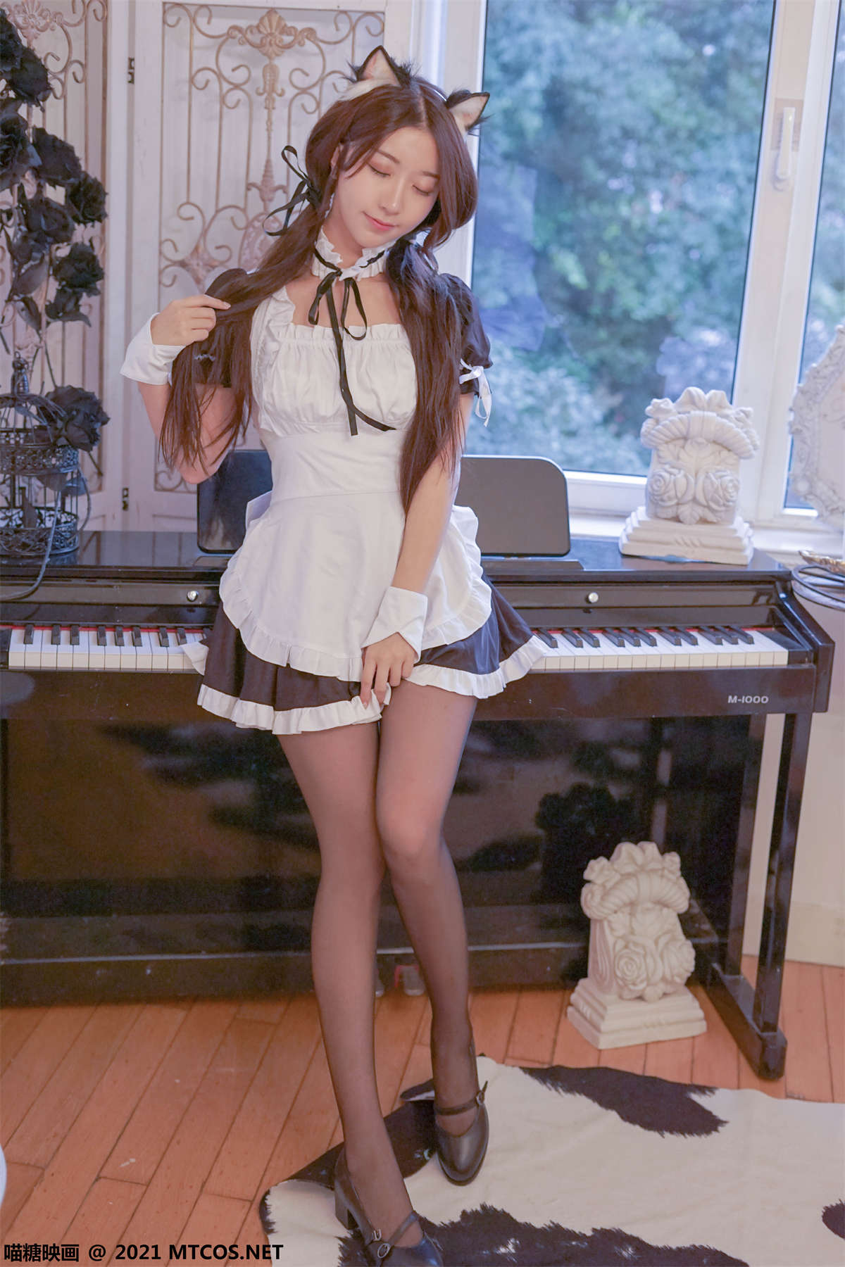 图片[2]-喵糖映画 VOL.348 猫儿女仆-日更街拍