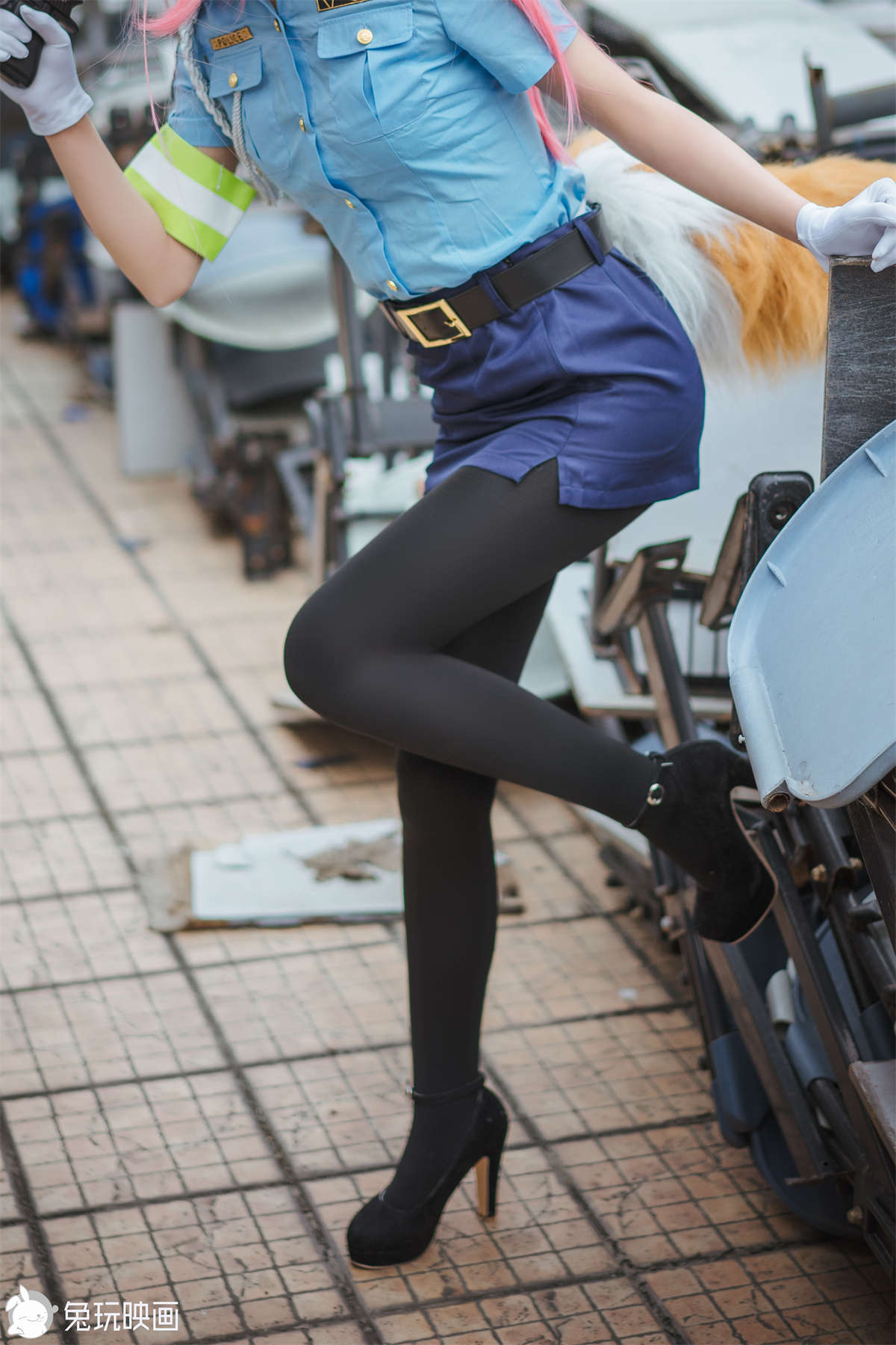 图片[2]-兔玩映画 C21.008 女警玉藻前-日更街拍