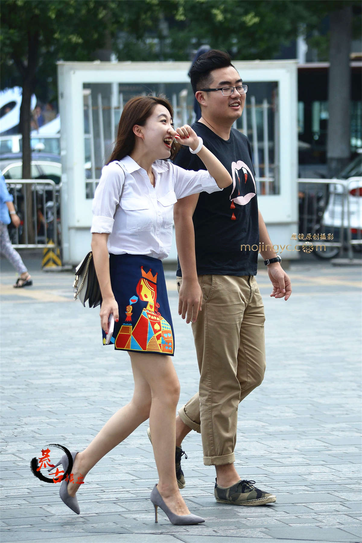 8-3 尖头高跟鞋-日更街拍